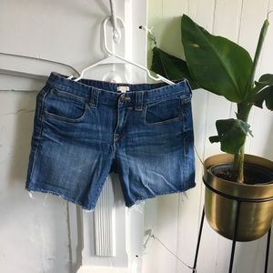 J Crew denim shorts